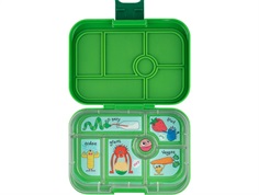 Yumbox matcha green/funny monsters tray 6-sections lunch box Original